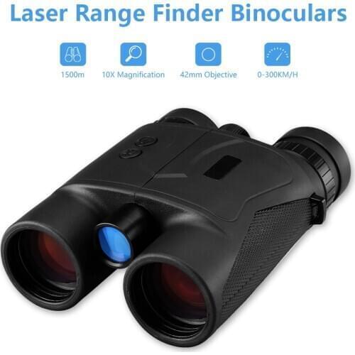 Rangefinder 1500M Distance Binoculars Telescope Range Finder 10x42 Zoom Speed Measuring Golf Rangefinders For Hunting Outdoor