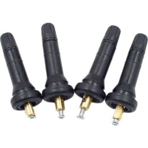 4Pcs Type Tire Pressure Sensor Tpms Valve Stem Nozzle For Chevrolet Renault Ford
