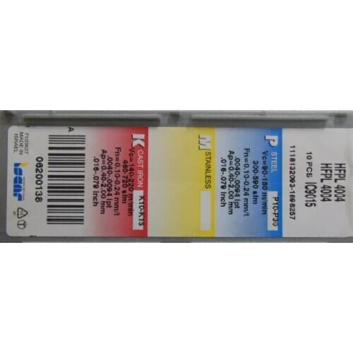 10 PCS CARBIDE INSERT HFPL 4004 IC9015