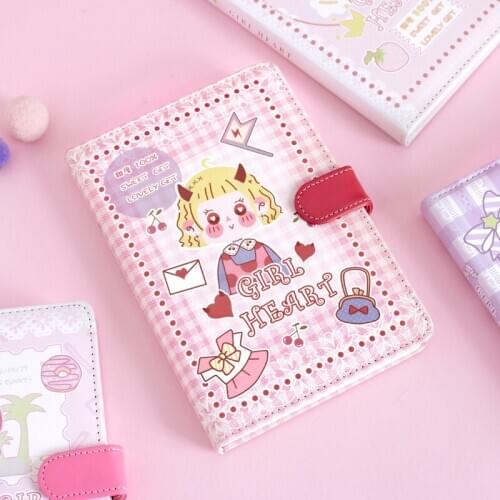 Kawaii Cute Girl Bow Notebook Stationery Diary Agenda Pocket Notepad Planner Weekly Book School Supplies Bullet Journal sl2574