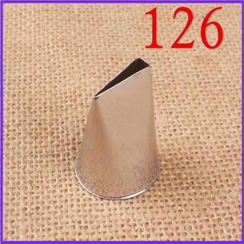 Korean 126# Rose Cream Decorating Mouth 304 Stainless Steel Integrated Tensile Baking Tools Medium