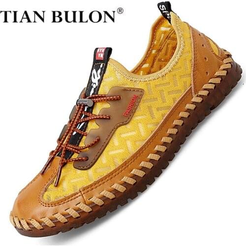 Summer Men Casual Sneakers Mens Climbing Trekking Shoes Breathable Mesh Mens Loafers Non-Slip Outdoor Water Shoes Zapatos Hombre