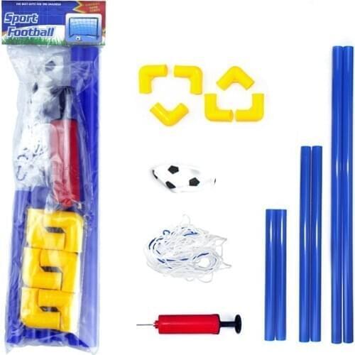 Little Kids Portable Soccer Goal Set Endless Hours of Fun Playing Time Indoor Outdoor Extra Strong Durable Football Play Kit