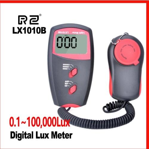 NEW Professional Digital Lux meter Auto Range High Precision100000 Lux Original Retail Package Wholesale Free Shipping LX1010B