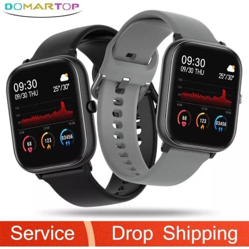 Wholesale P8 Smart Watch Men Full Touch Smartwatch Fitness Tracker Blood Pressure Fitness Tracker Smart Clock Women Smartwatch