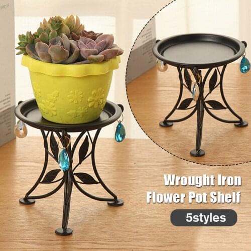 European Style Simple Mini Flower Stand Desktop Balcony Flower Bonsai Plant Stand Multifunction Iron Art Succulent Flower Rack