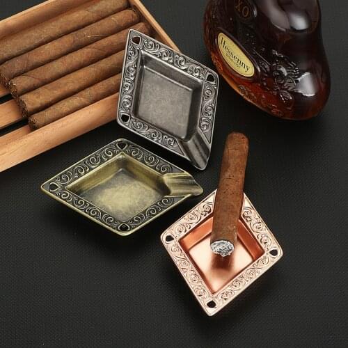 Galiner Portable Cigar Ashtray Outdoor Tobacco Smoking Indoor Home Ashtray Cigar Holder Travel Ash Tray For Car