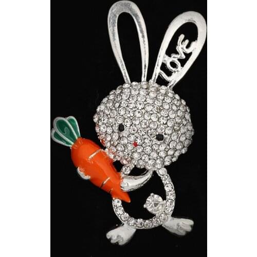 Manufacturer supply fashion rabbit jewelry accessories carrot pendant diy accessories