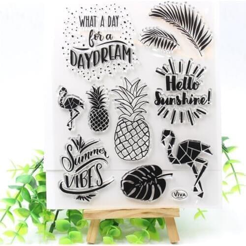 Hello Sunshine Transparent Clear Silicone Stamps for DIY Scrapbooking/Card Making/Kids Crafts Fun Decoration Supplies