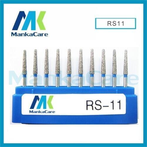 RS - Dental Lab Assorted Diamond Burs Millers Tooth Drill Jewelers/High abrasive/High speed handpiece dental bur emery bur