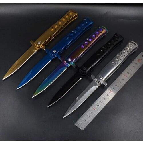 Folding Knife Tactical Outdoor Camping Pocket Knife Combat Self-defense Hunting Survival Knives EDC Multi Tools