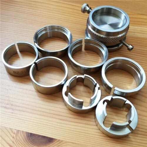 Steel watch maintenance fixator base tool for ETA and cal. watch movement