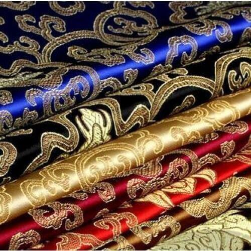 90cm*100cm wedding dress Brocade fabric costume clothing antique fabric party dress fabric festive scene layout - rich flowers