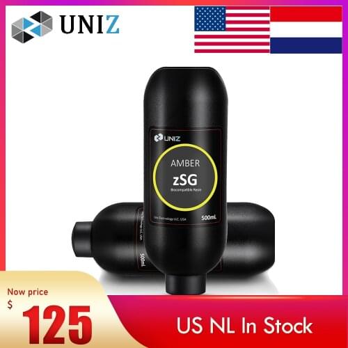 UNIZ 500ml zSG Amber Resin Ideal for Surgical Guides and Implant Placement 3D Printer Resin LCD UV-Curing Photopolymer 405nm