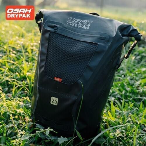 OSAH mens and womens waterproof motorcycle bag mens and womens fashion urban function backpack with large capacity