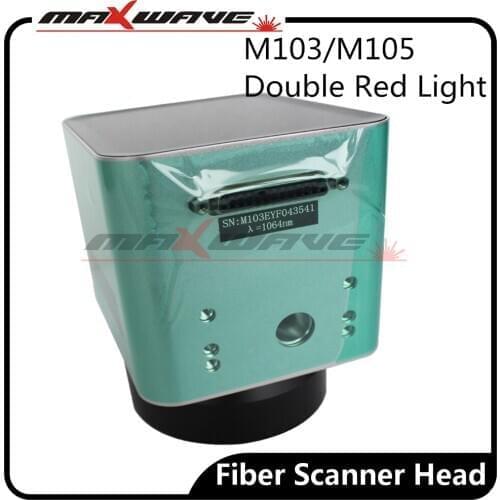 High speed M103 Aperture 10mm Laser Galvo Scan Head Galvanometer Scanner Dual Red Indicator Light Galvo Head