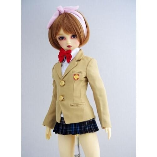[wamami] 300# Animation Railgun Misaka Mikoto Uniform/Suit For 1/4 MSD 1/3 SD DZ BJD Doll