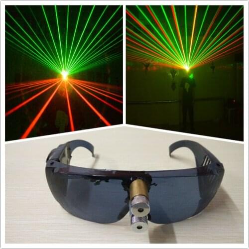 Wecool free shipping 532nm green red laser glasses For stage show event & party supplies