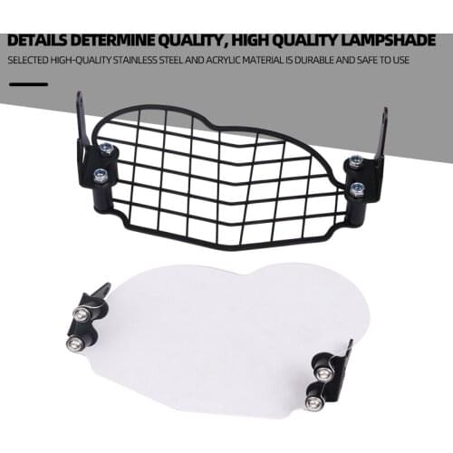 Motorcycle Headlight Protector Guard Front Lamp Grill Cover for BMW G650GS 2011-2017