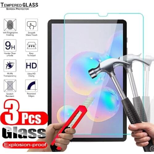 3Pcs For Samsung Galaxy Tab S6 T860 T865 10.5 Tempered Glass Screen Protector for SM-T860 SM-T865 Protective Tablet Glass Film