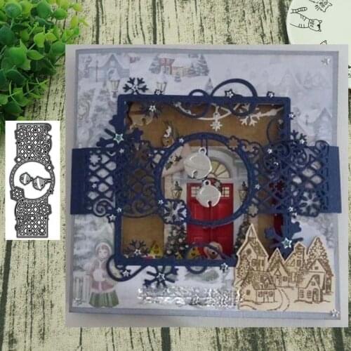 2020Metal Cutting Dies Scrapbooking Snowflake lace craft Card Making Embossing Rectangular Pattern