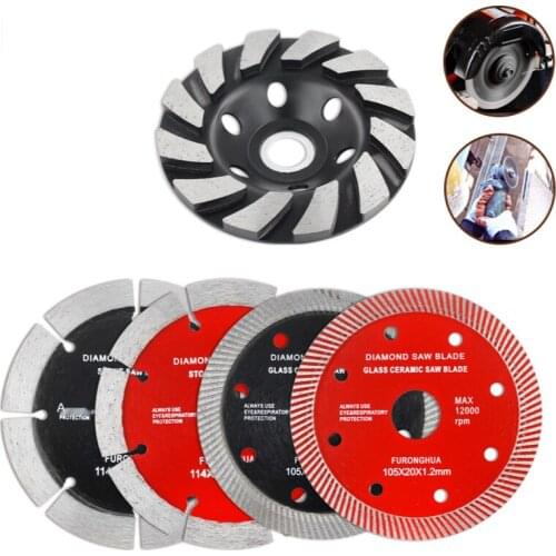 100/105/114mm Diamond Grinding Disc Abrasives Concrete Tools Grinder Wheel Metalworking Cutting Grinding Wheels Cup Saw Blade