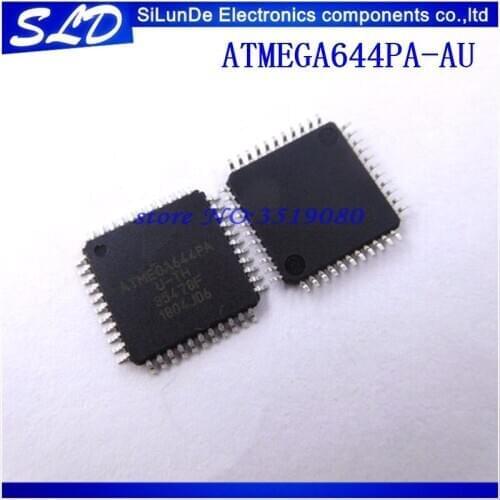 Free Shipping 10pcs/lot ATMEGA644PA-AU ATMEGA 644PA-AU MCU 8BIT 64KB FLASH 44TQFP