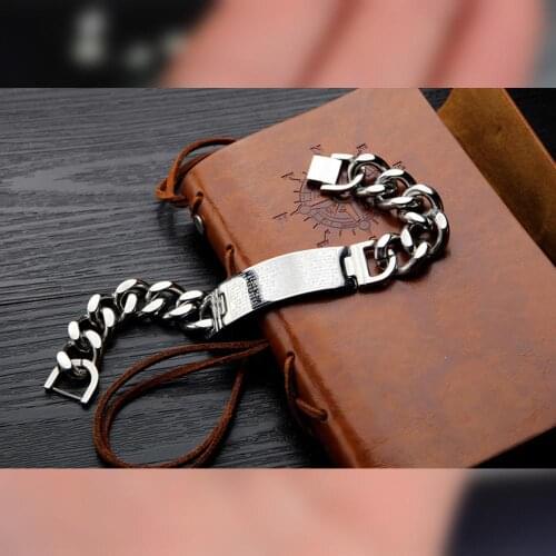 Bracelets women bracelet men couple bracelet Accessories bracelet friends Stainless steel bracelet Biblical philosophy