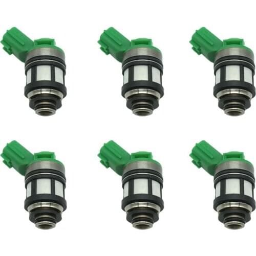 6pcs Fuel Injector Nozzle for Nissan Pickup Frontier Xterra NP300 PICKUP 2.4 KA24E OEM 16600-1s700 JS4D-5 JS4D2