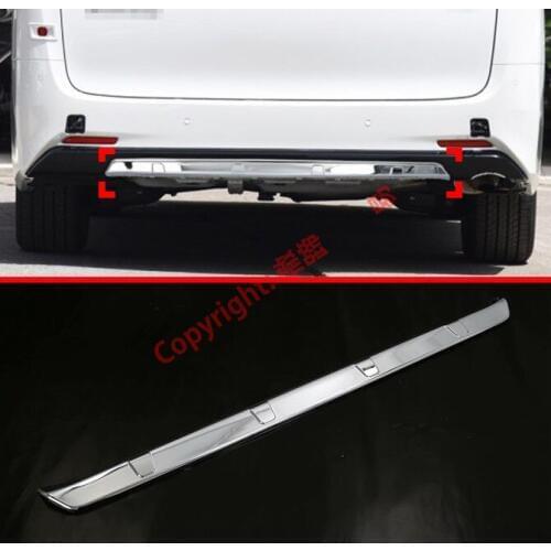 ABS Chrome Rear Bumper Cover Trim For Toyota Alphard Vellfire AH30 2019 2020