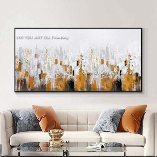 Professional Artist Hand-painted High Quality Retro Fashion Building Oil Painting on Canvas Beauty Picture For Home Decoration