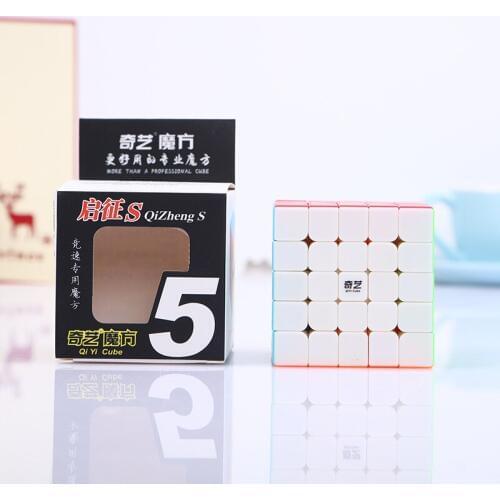 Qiyi Cube 5x5x5 Cubo Magico Qiyi Qizheng S Magic Cube 5x5 Stickerless Qizhengs Cubic Anti-stress 5 By 5 Toys for Children