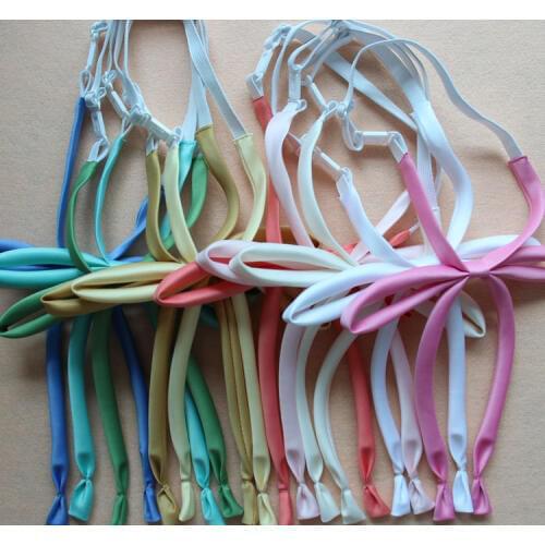 Cute Convenient Japanese School Girls JK Uniform Bow Tie Students Pre-tie Thin String Lolita Necktie Cosplay Colorful