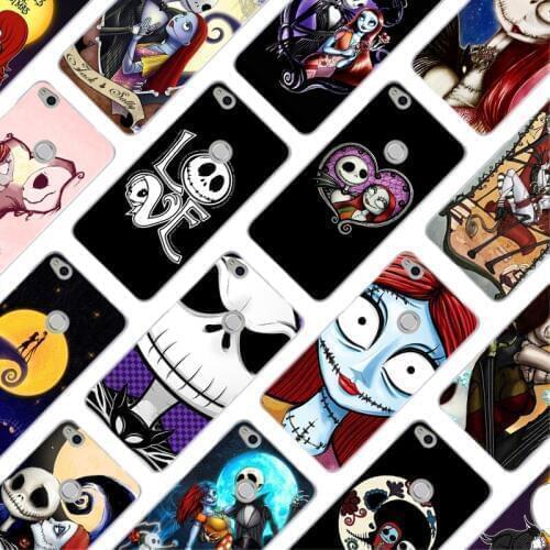 MLLSE Jack and Sally Fashion Hard Case Cover for Huawei NOVA 3 3i 4 Honor V20 8X 8A 7A Pro 7X 7C 7S 8 9 10 Lite Play Cover Hot