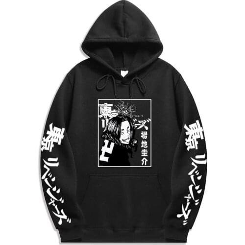 New Trend Autumn Winter Anime Tokyo Revengers Printed Hooded Casual Loose Daily Simplicity Pullovers Unisex Hoodies