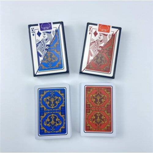 Entertainment Playing Cards Waterproof Plastic Baccarat Texas Hold'em Poker Cards PVC Pokers Board Games Wearable Card Game Chip