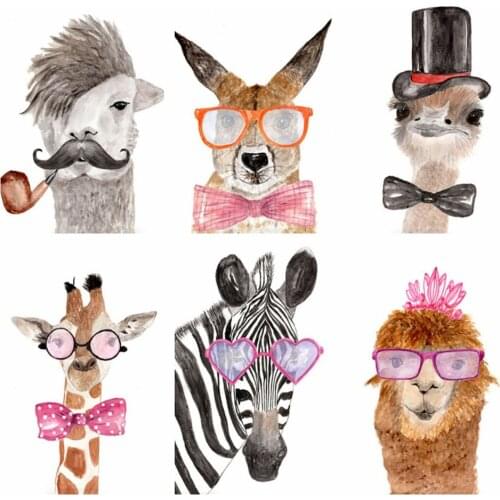 SJDIYDP Full Diamond Painting Cartoon Animals Cross Stitch Kit Full Drill Embroidery Mosaic Art Picture of Rhinestone Decor Gift
