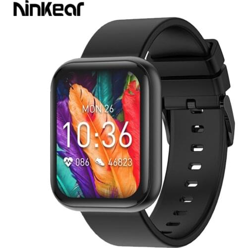 Ninkear P85 Smart Watch 1.69 Inch BT-4.0 Health Sleep Monitor Sports Tracker Mens and Womens Smart Watch for Apple Android