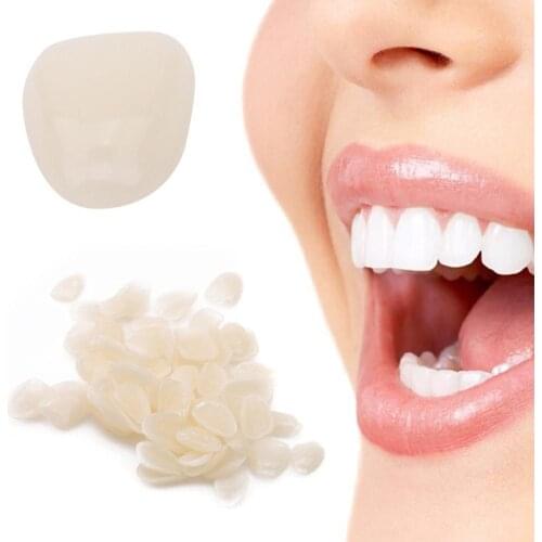 Dental Ultra-thin Whitening Veneers Resin False Teeth Upper Temporary Removable Lower Tooth Fake Veneers Dental V1S9