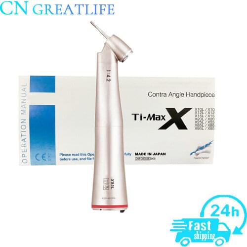 NSK Type Ti-Max Z45L 45 Degree 1:4.2 Surgical E-type Connector Fiber Optical Led Low Speed Handpiece Led Contra Angle Handpiecce