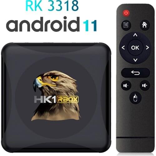Android 11 TV BOX HK1 RBOX R1 Mini 2.4G&5G Wifi 32G 64G 4K 3D Media Player HDR+ High Qualty Very Fast Box