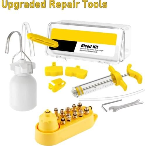 Universal Bicycle Hydraulic Disc Brake Oil Bleed Kit for Shimano/Magura/Hope/Tektro/Sram/Avid/Mula/Hayes Bike Brake Repair Tools
