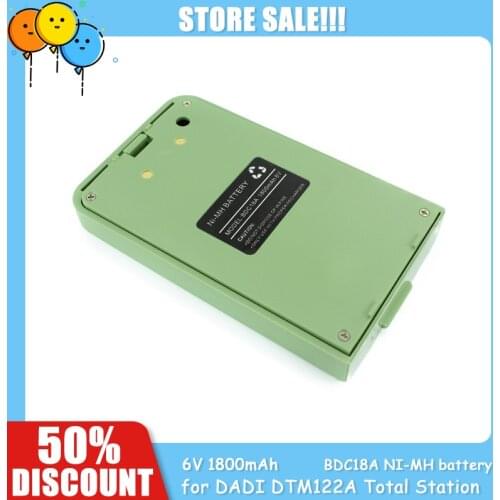 In Stock 6V 1800mAh BDC18A NI-MH battery for DADI DTM122A Total Station 100% brand new