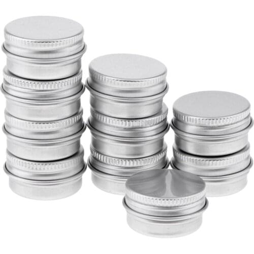 20pcs Balm Nail Art Cosmetic Cream Make Up Pot Lip Jar Tin Case Container 5g