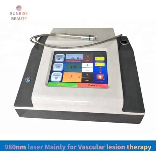 2020 New Portable 980nm Diode Laser Spider Vein Removal Machine Pore Pigment Removal Skin Tightening Beauty Equipment