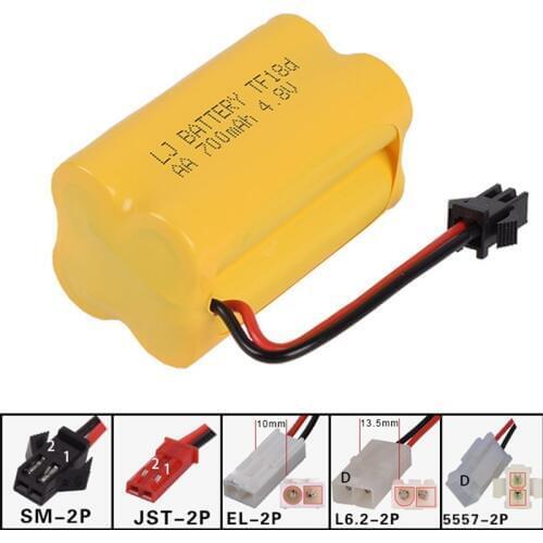 4.8v 700mah AA NI-CD X Battery Electric toys Remote car ship robot rechargeable free shipping