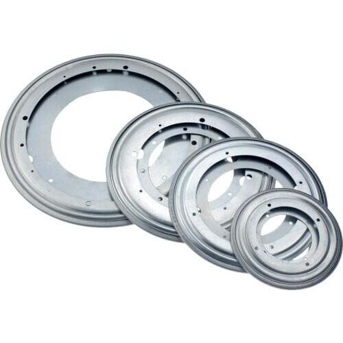4 Types Heavy Duty Round Shape Galvanized Lazy Susan Turntable Bearing Rotating Swivel Plate