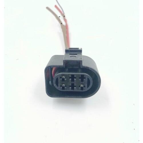 6Pin Car oxygen sensor taillight wire plug connector with wire for Volkswagen Sagitar Passat 5/Jetta 1J0 973 733