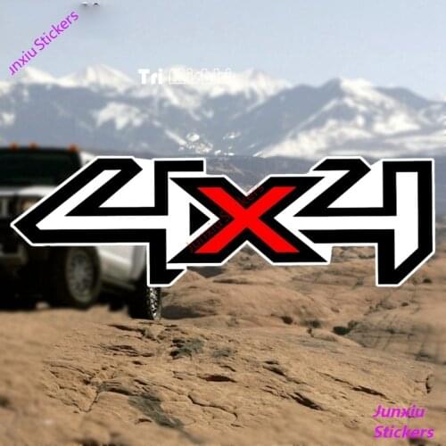 Personality 4X4 Off Road Colorful Car Sticker Decal Funny Auto Bumper Truck Camper Voiture Course 4x4 Off Road Decal PVC18x6cm