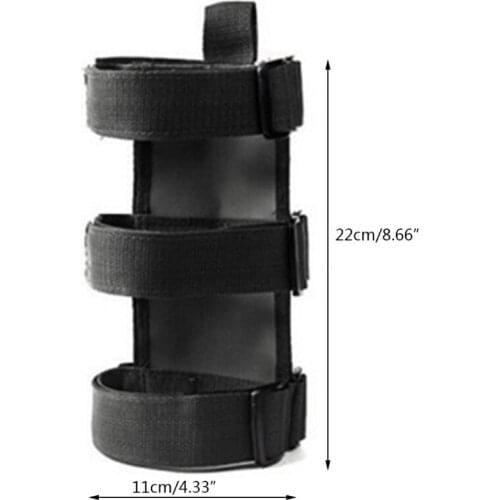 X7AE Car Roll Bar Fire Extinguisher Holder Car Accesses Fire Extinguisher Mount Strap